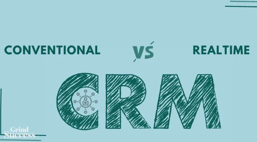 conventional CRM vs real-time CRM